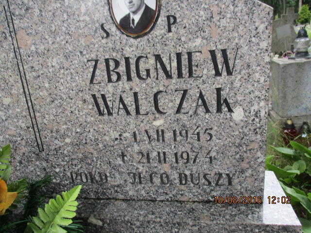Zdjęcie grobu ZBIGNIEW WALCZAK