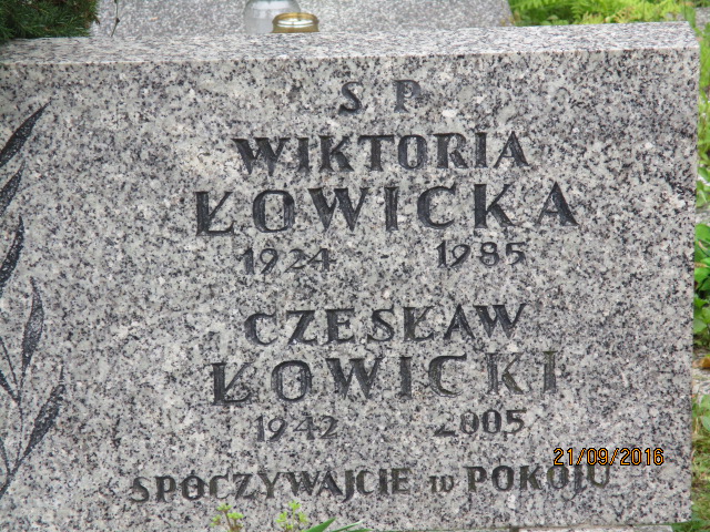 Wiktoria ŁOWICKA 1924 Bolesławiec zakład gosp kom - Grobonet - Wyszukiwarka osób pochowanych